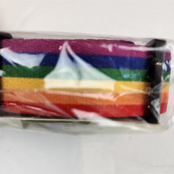 Native Pup New Rainbow Flag Gay Pride Dog Leash Durable LGBTQ 5 Foot Leash New - Picture 3 of 4